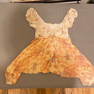 Free people tunic top size medium used but good condition